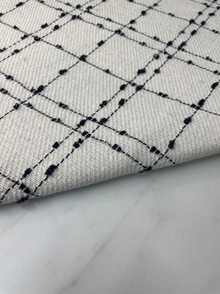 Beyaz Şanel Elbiselik Kumaş