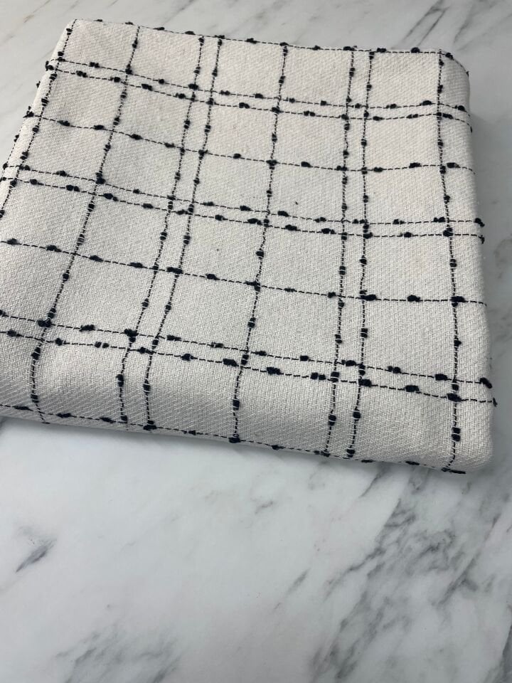 Beyaz Şanel Elbiselik Kumaş