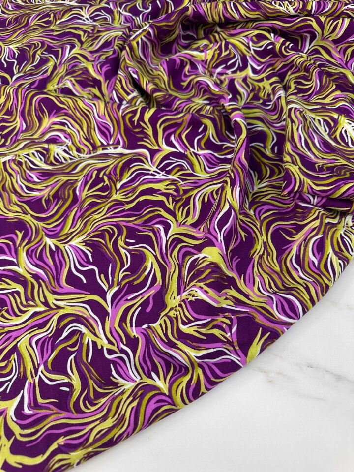 Desenli İpek Viskon Elbise Etek Gömlek Şalvar