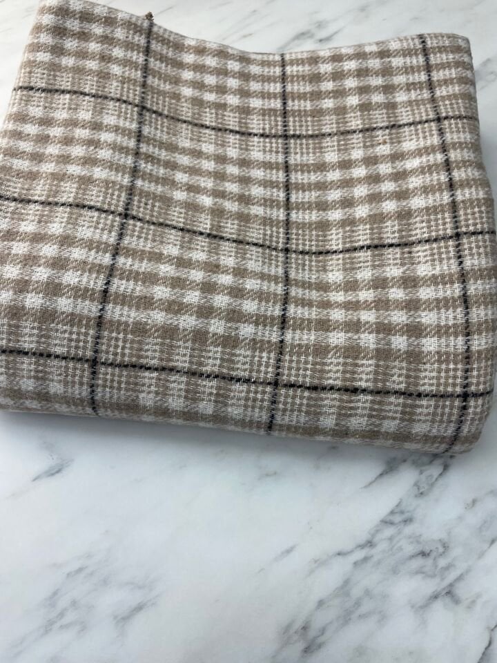 Bej Şanel Elbiselik Kumaş