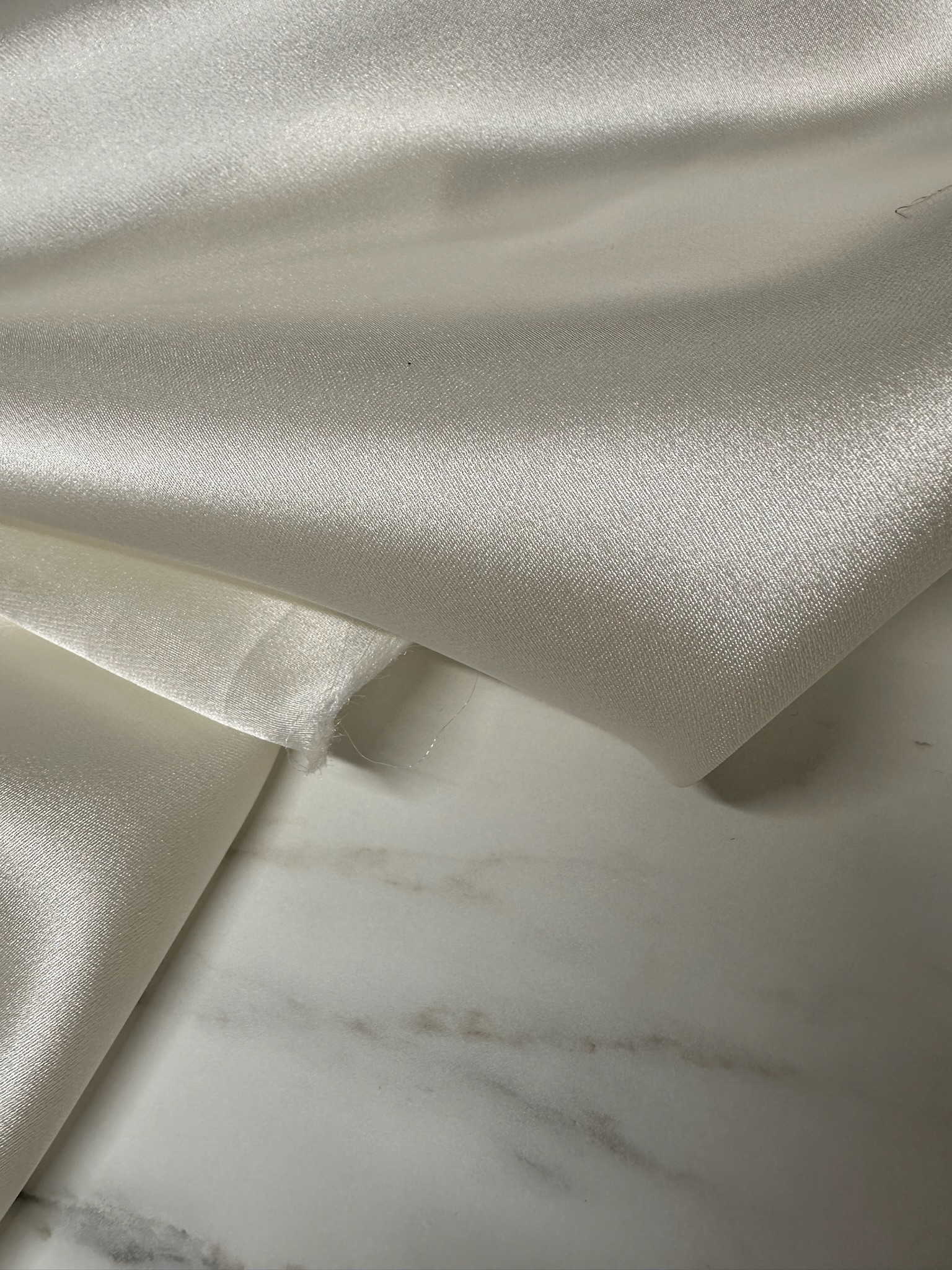 Ekru Saten Organize Elbise Etek Gömlek