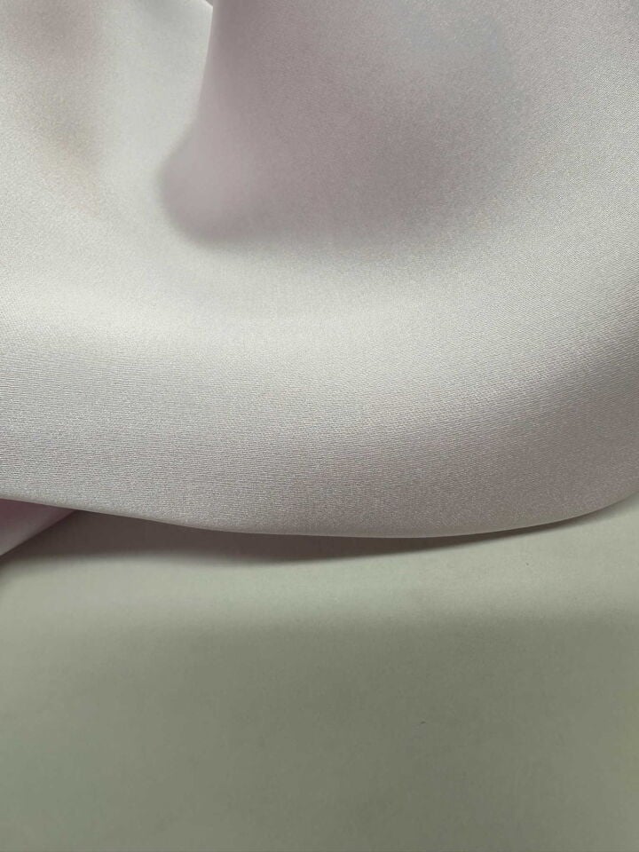 Pudra Saten Organise Elbise Etek Gömlek