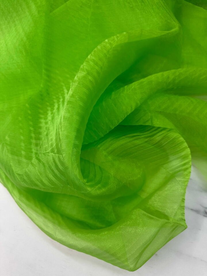 Yeşil Kıraç Prganize Elbise Abıye Kıyafet