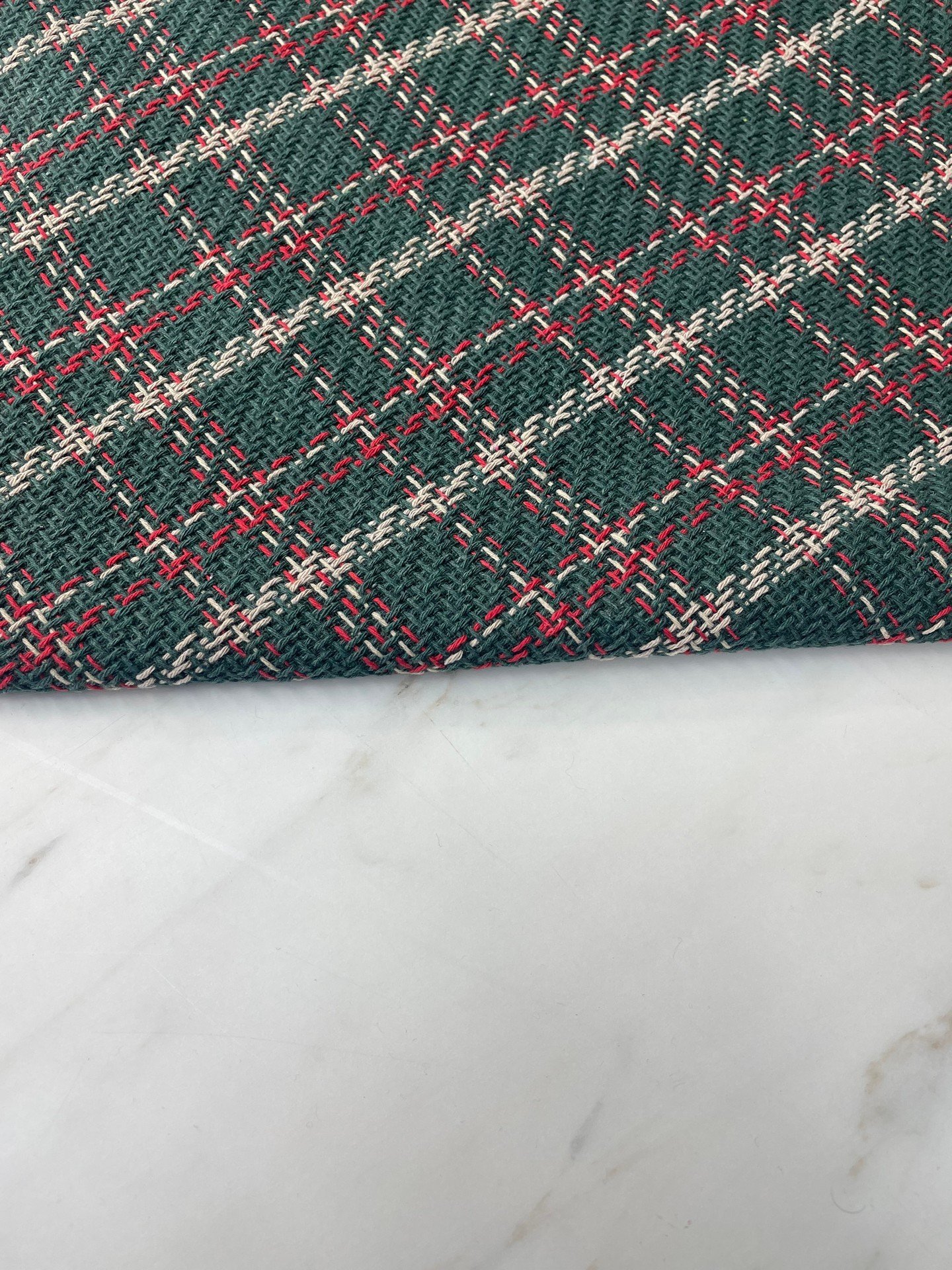 Yeşil Şanel Elbiselik Kumaş