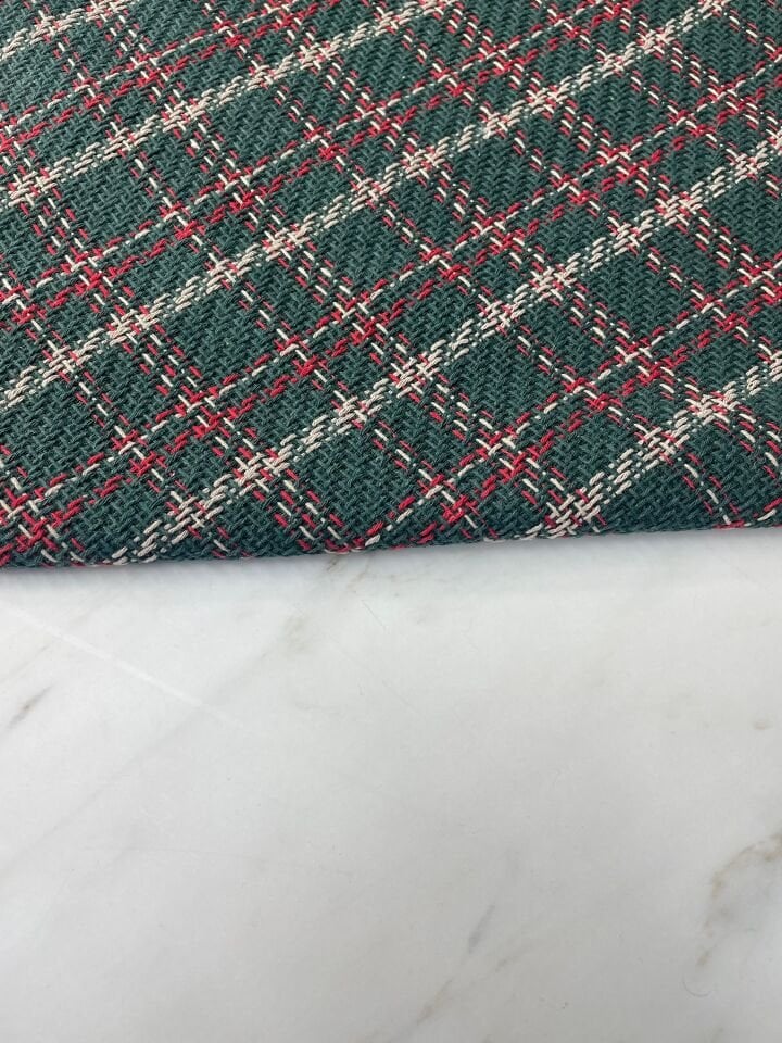 Yeşil Şanel Elbiselik Kumaş