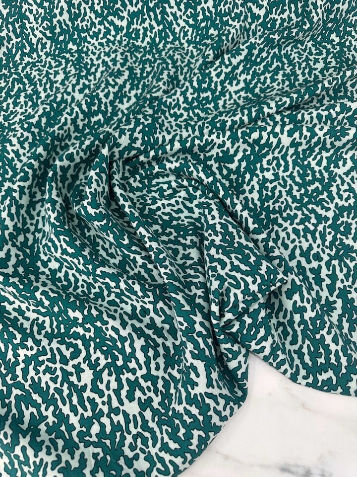 Desenli İpek Viskon Elbise Etek Gömlek Şalvar