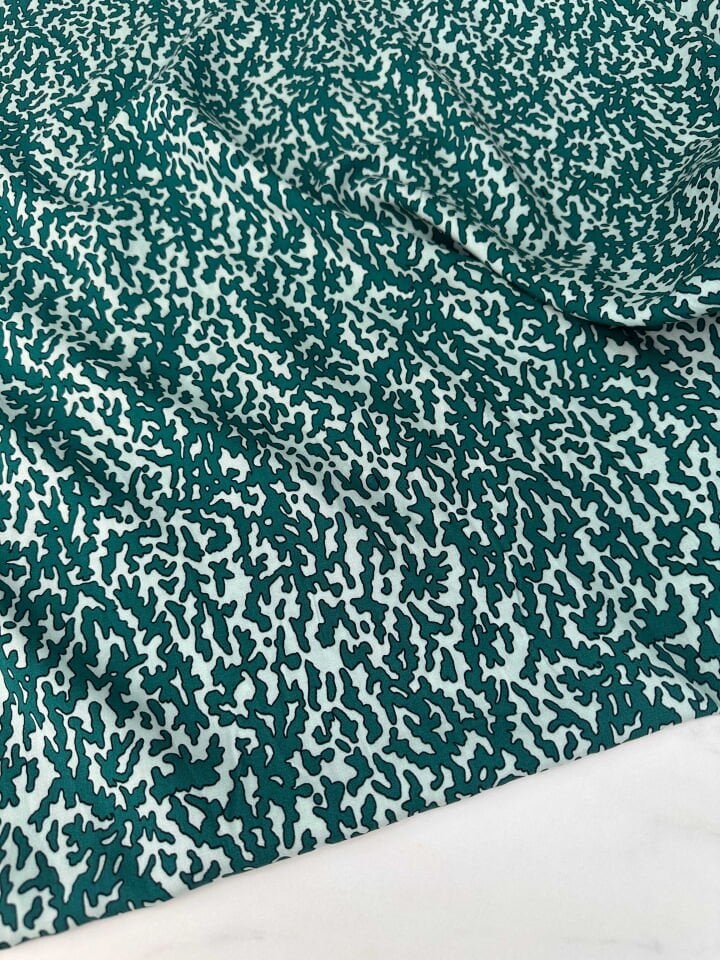 Desenli İpek Viskon Elbise Etek Gömlek Şalvar