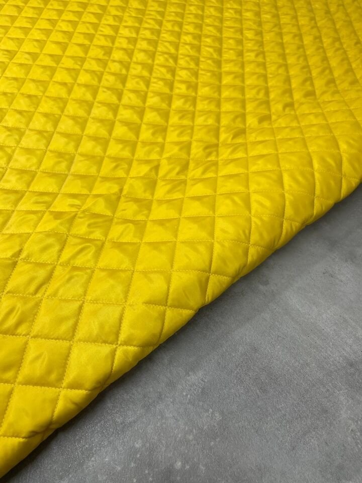 Sarı Çift Taraflı Montluk Yeleklik Kapıtone