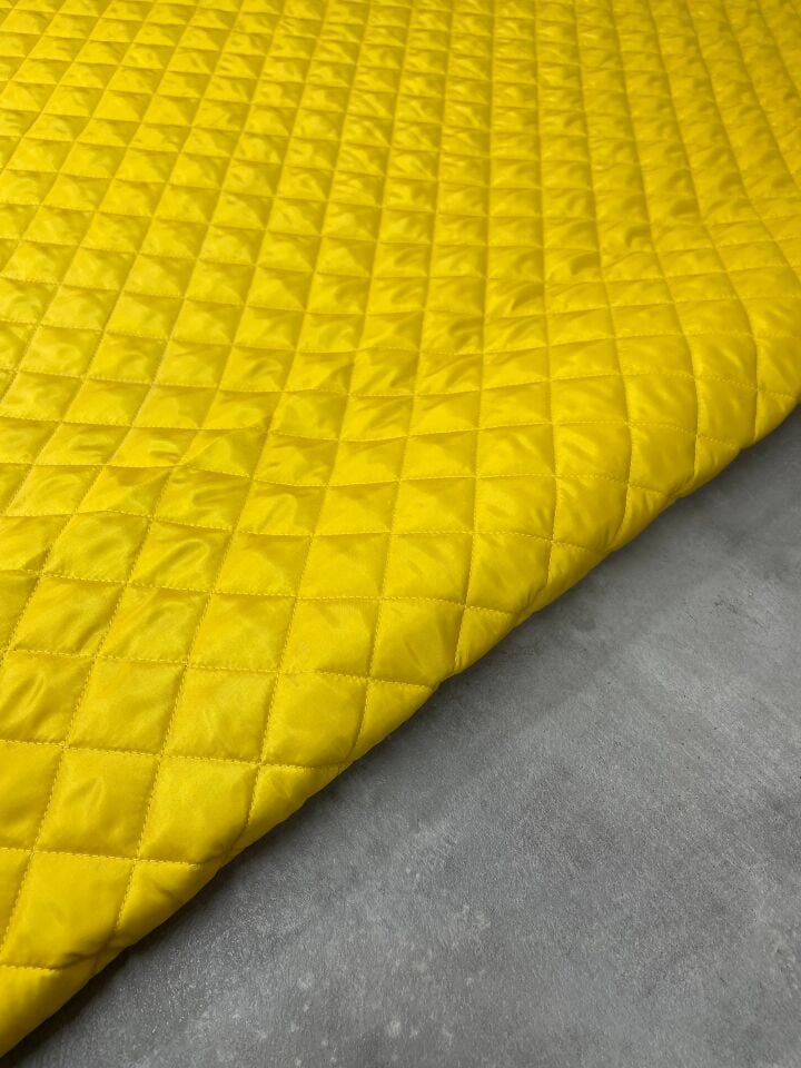 Sarı Çift Taraflı Montluk Yeleklik Kapıtone