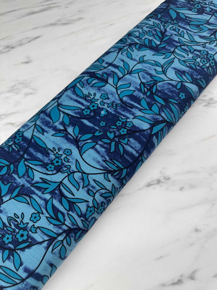 Desenli İpek Viskon Elbise Şalvar Etek Gömlek