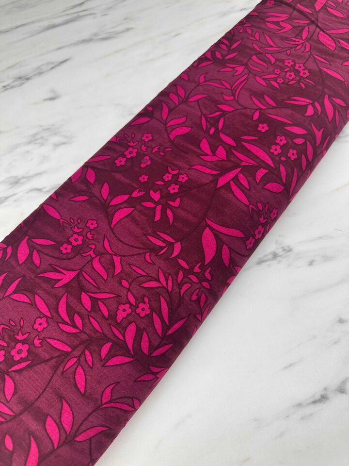 Desenli İpek Viskon Elbise Etek Gömlek Şalvar