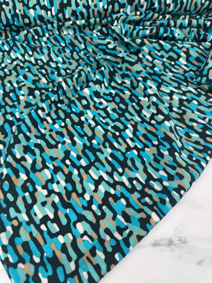 Desenli İpek Viskon Elbise etek Gömlek Şalvar