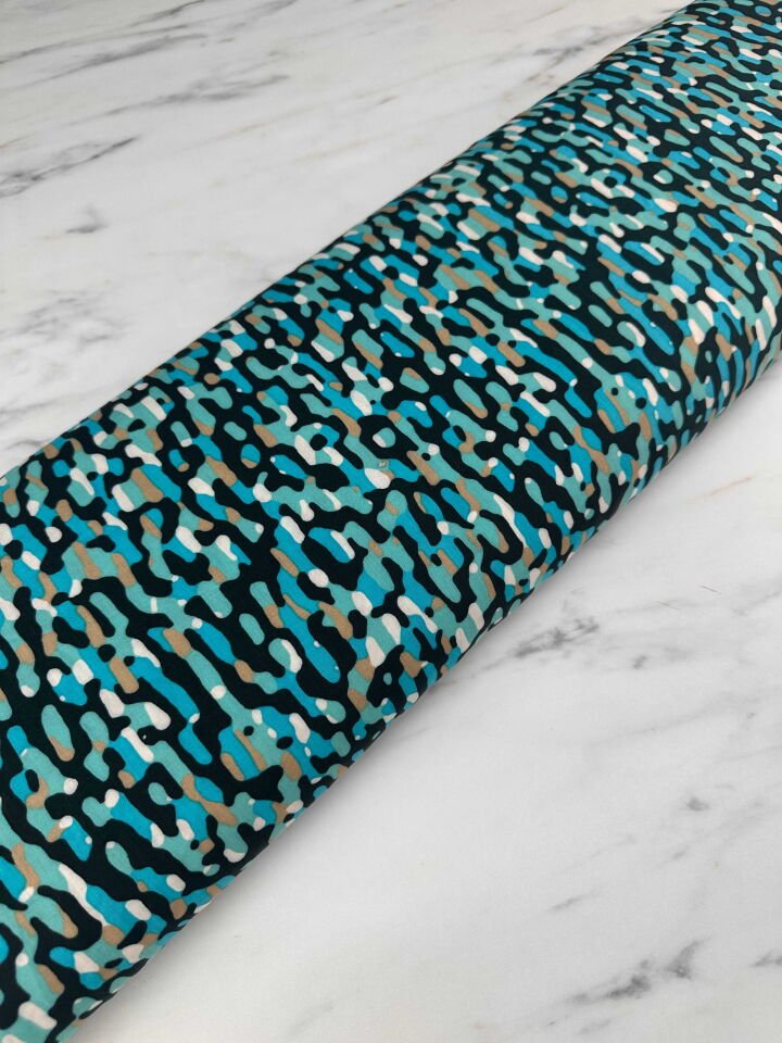 Desenli İpek Viskon Elbise etek Gömlek Şalvar