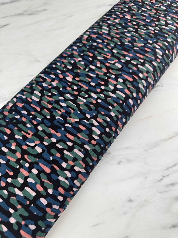 Desenli İpek Viskon Elbise Etek Gömlek Şalvar