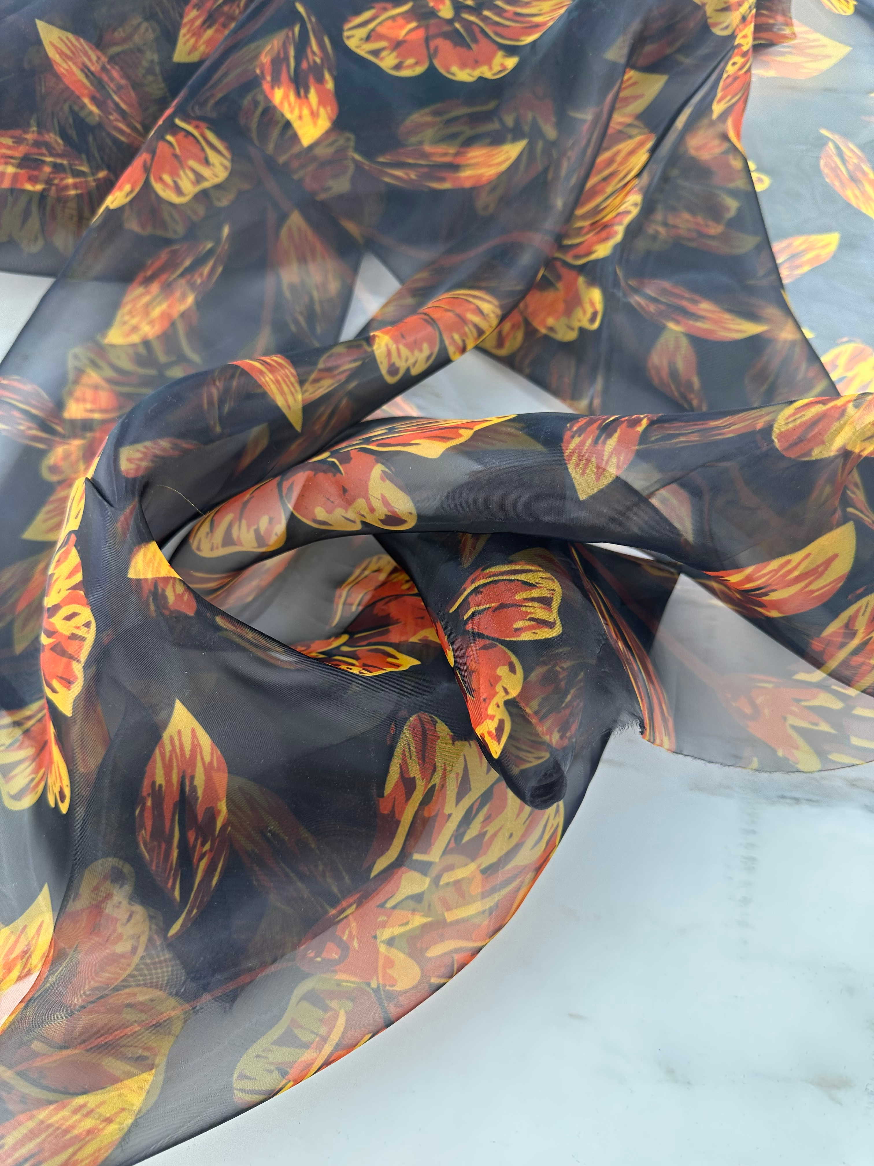 Desenli Organize Elbise Etek Gömlek