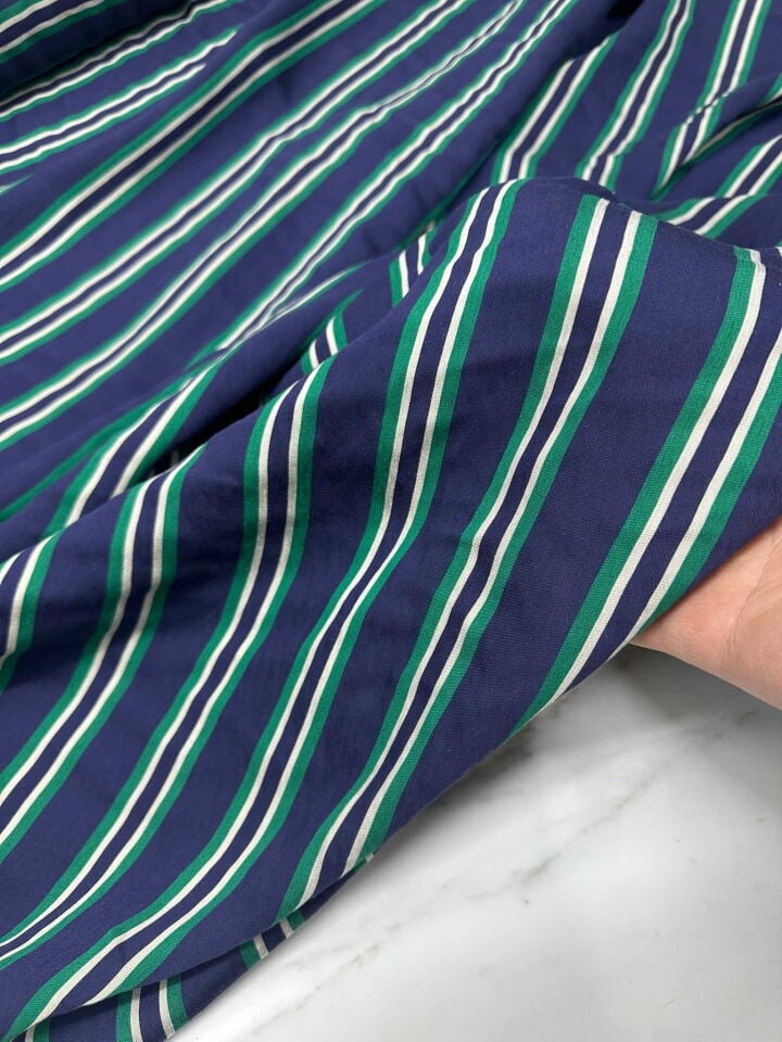 Çizgili Poplin