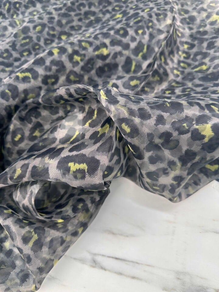 Desenli Organize Elbise Gömlek Etek