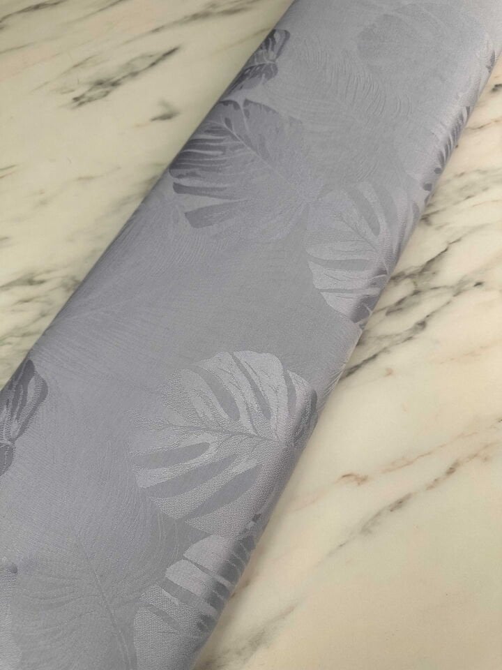 Gri İpek Toskana Javenes Elbise Etek Şalvar Ceket Abaya