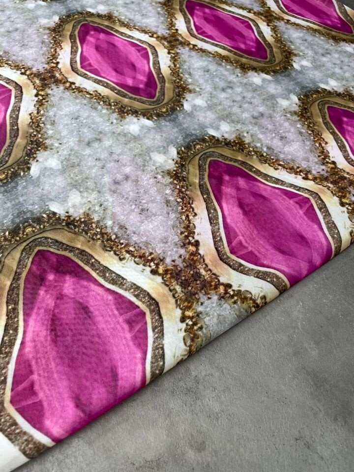 Paris Desen Elbiselik Şifon Kumaş