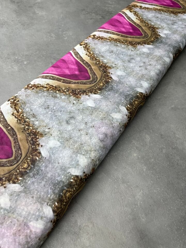 Paris Desen Elbiselik Şifon Kumaş