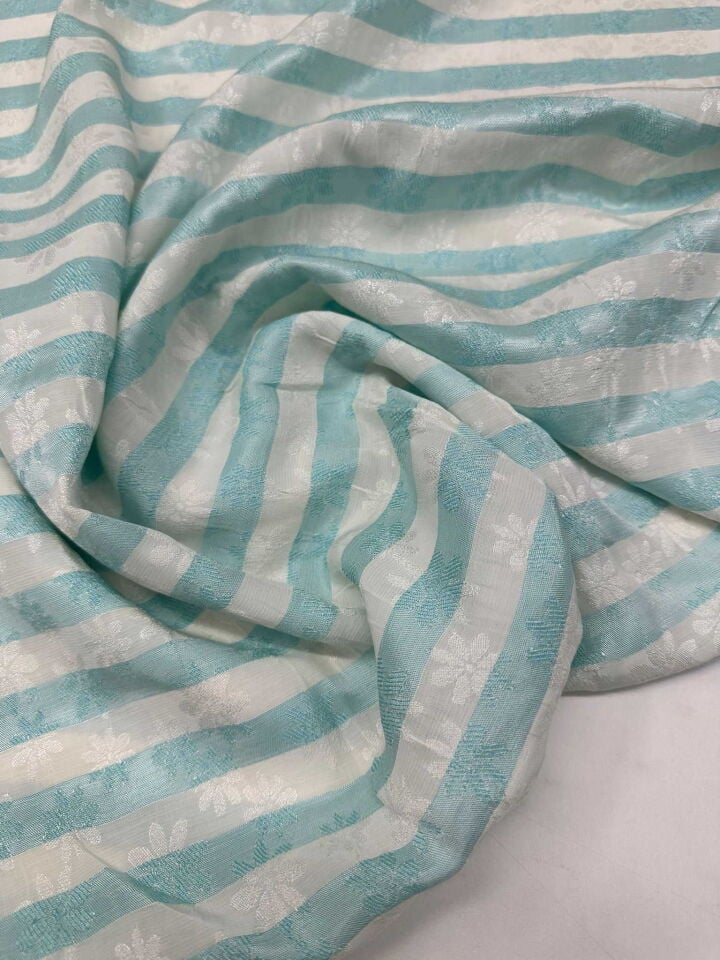 Cizgili Poplin