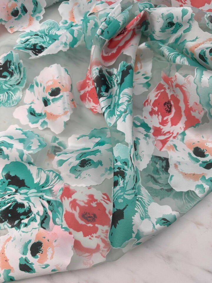 Desenli Organize Kumaş Elbise Gömlek Etek