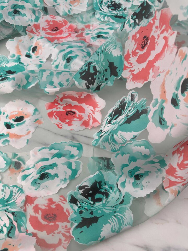 Desenli Organize Kumaş Elbise Gömlek Etek