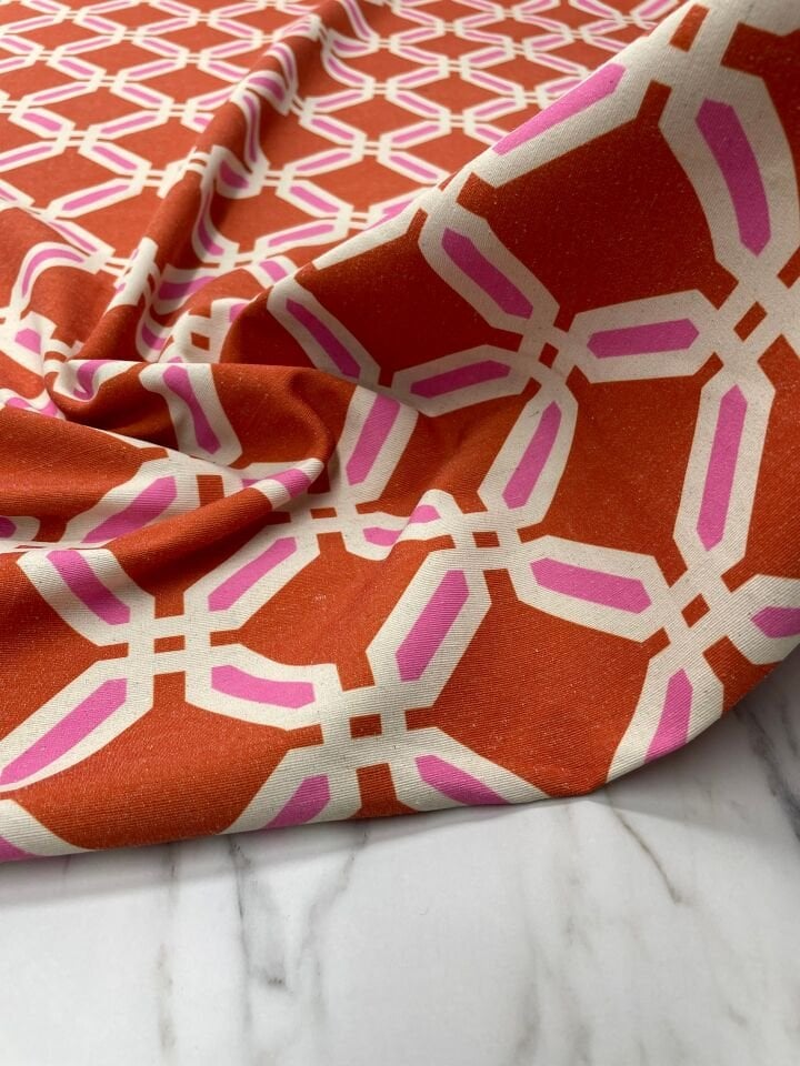 Leo Desen Elbiselik Keten Kumaş