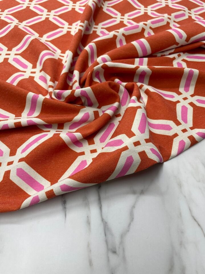 Leo Desen Elbiselik Keten Kumaş