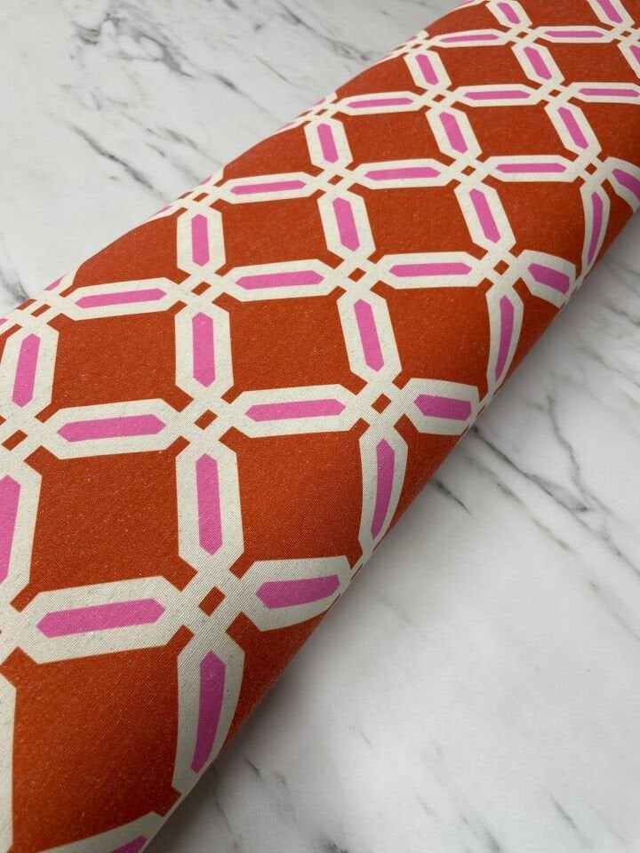 Leo Desen Elbiselik Keten Kumaş