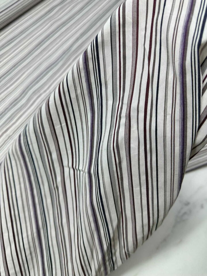 Cizgili Poplin
