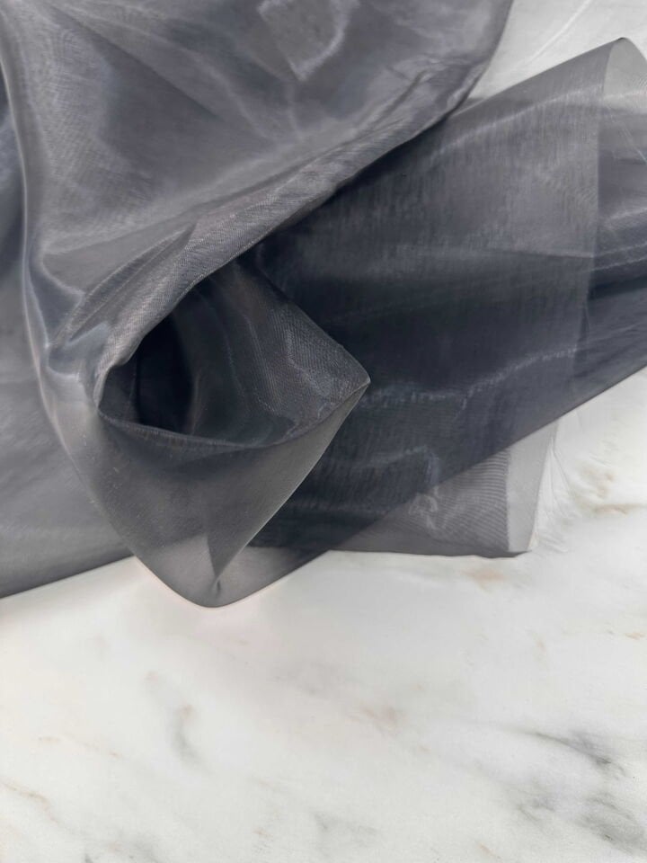 Siyah Düz Organize Elbise Gömlek Etek