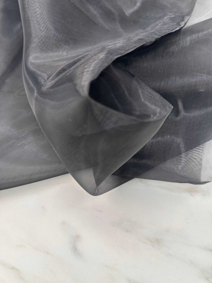 Siyah Düz Organize Elbise Gömlek Etek