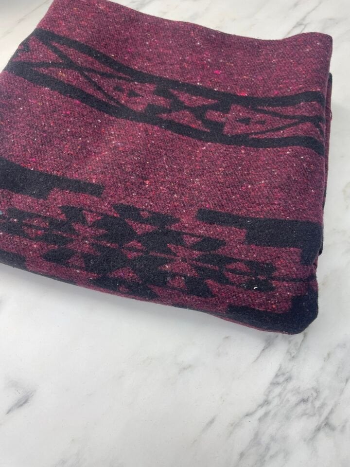 Bordo Otantik Şanel Elbiselik Kumaş