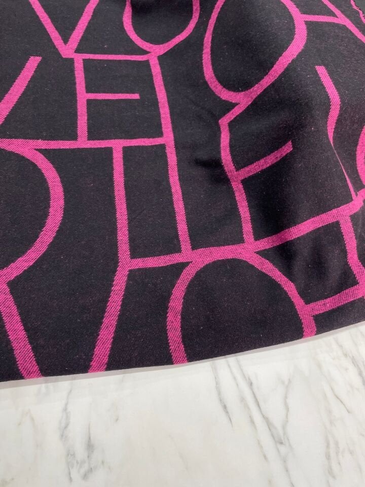 Siyah Şanel Elbiselik Kumaş