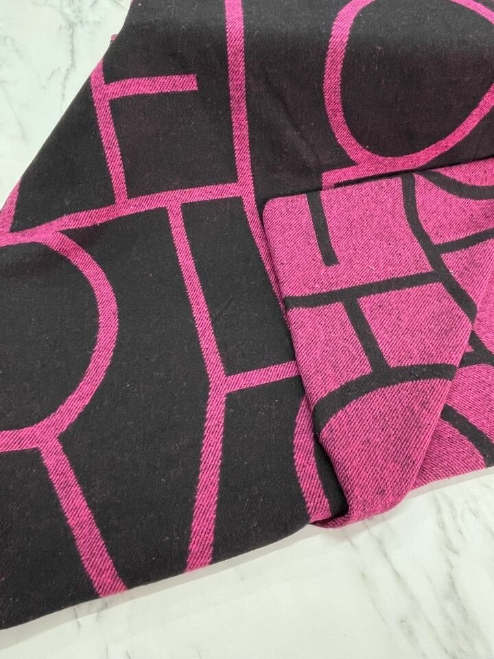 Siyah Şanel Elbiselik Kumaş