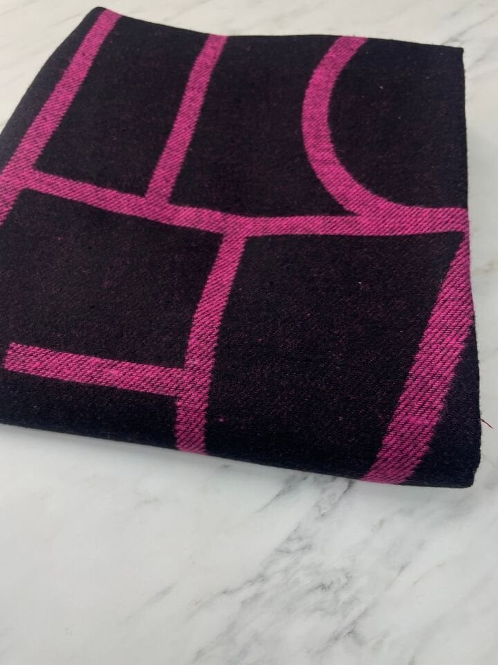 Siyah Şanel Elbiselik Kumaş