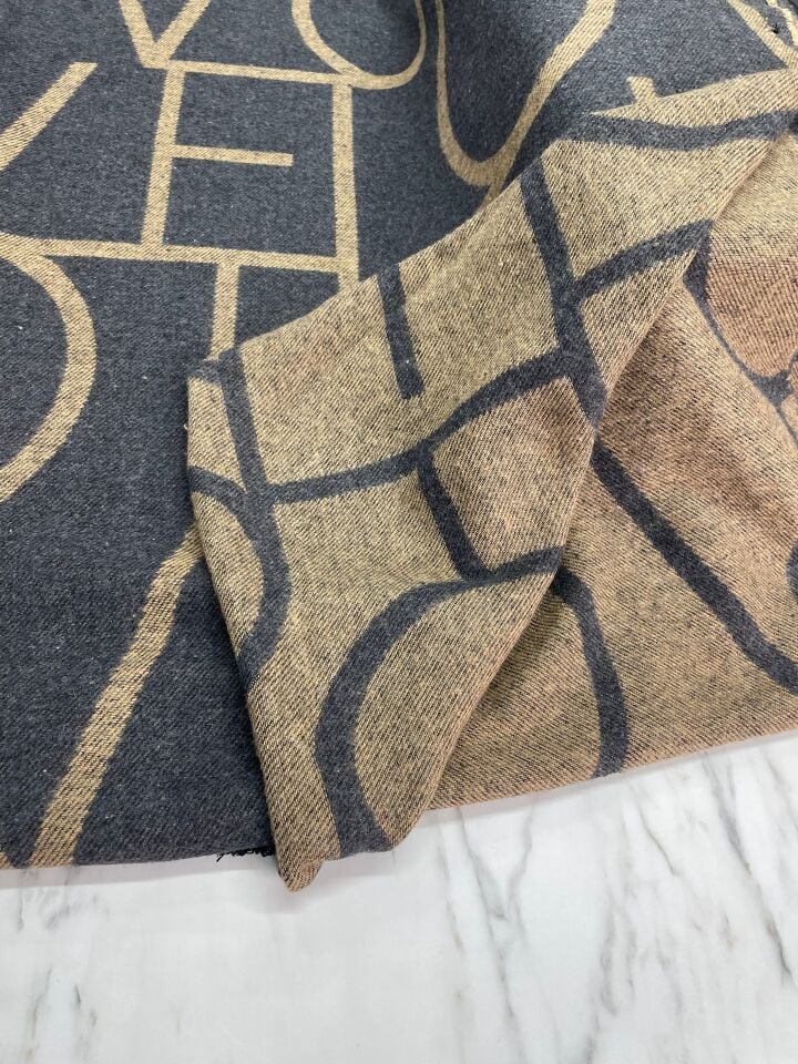 Gold Şanel Elbiselik Kumaş