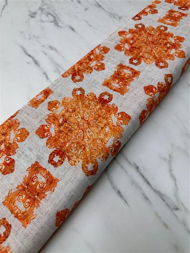 rona Desen Elbiselik Gömleklik Krep Kumaş