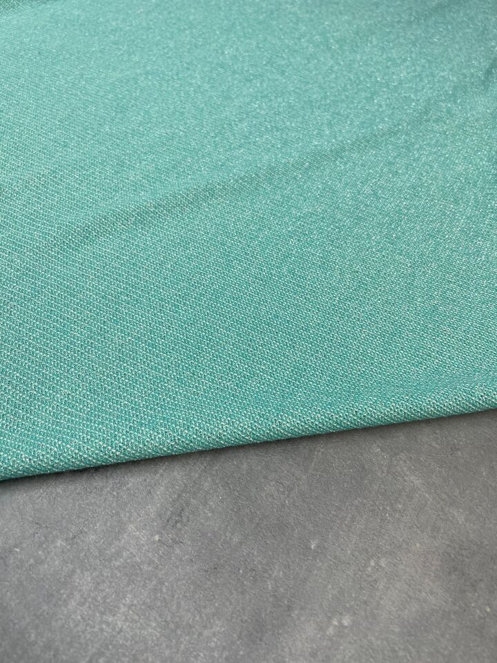 Turkuaz Elbiselik Triko Kumaş