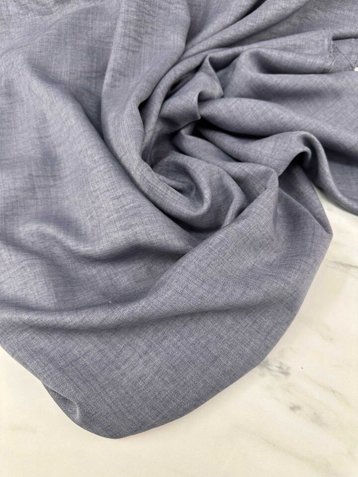 Gri Sofya Keten Elbise Etek Pantolon Abaya