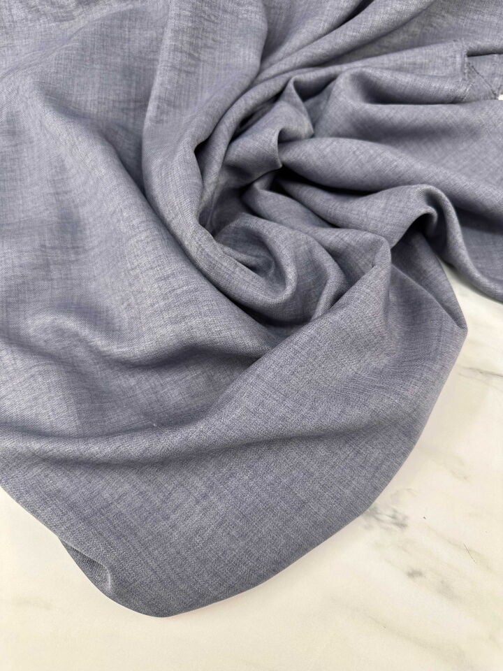 Gri Sofya Keten Elbise Etek Pantolon Abaya