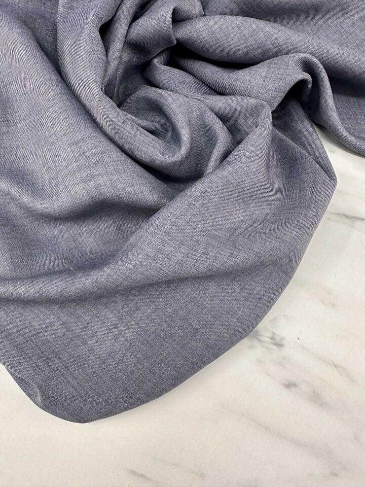 Gri Sofya Keten Elbise Etek Pantolon Abaya