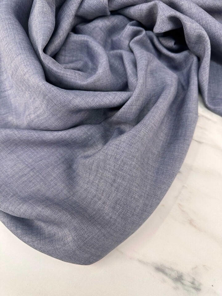 Gri Sofya Keten Elbise Etek Pantolon Abaya