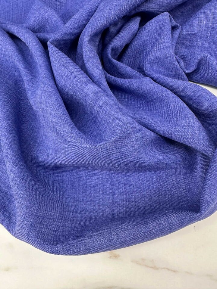 Saks Mavi Sofya Keten Elbise Etek Pantolon Abaya