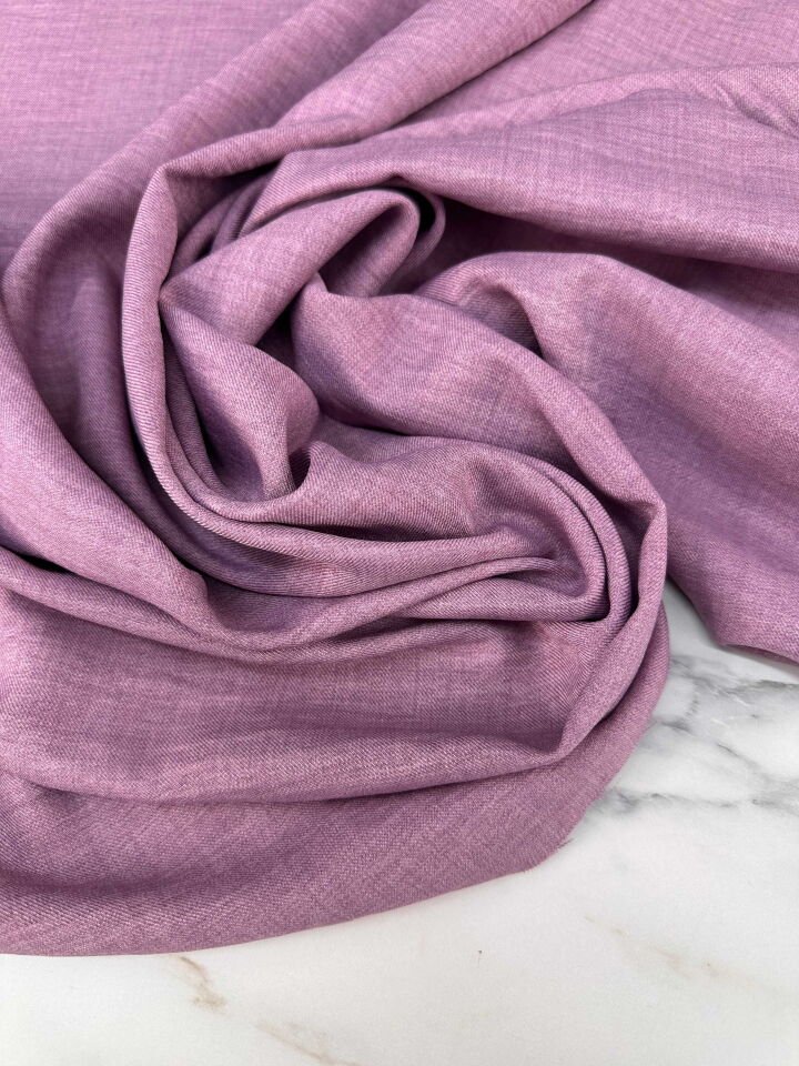 Gül Rengi Sofya Keten Elbise Etek Pantolon Abaya