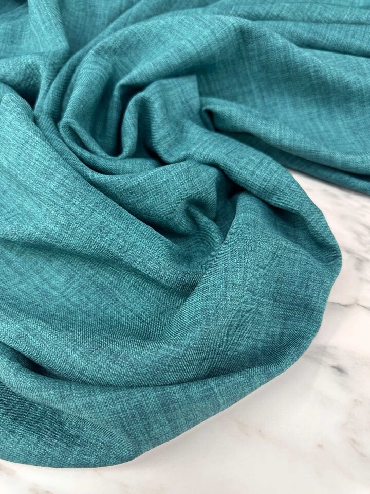 Yeşil Sofya Keten Elbise Etek Gömlek Abaya Pantolon