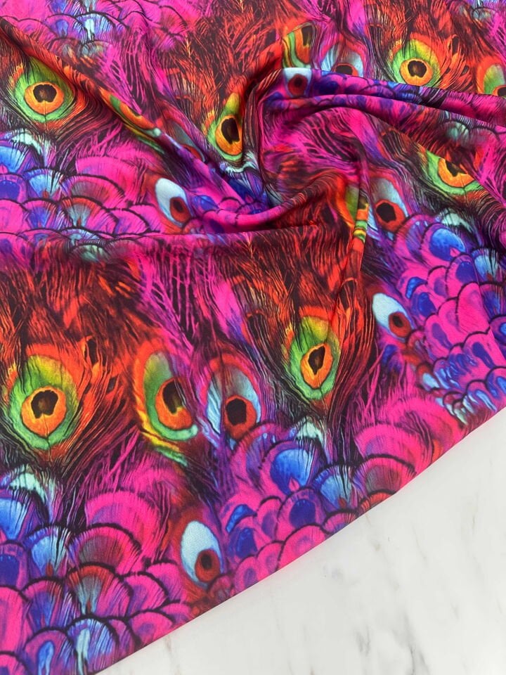 Desenli İpek Saten Elbise Etek Gömlek Şalvar