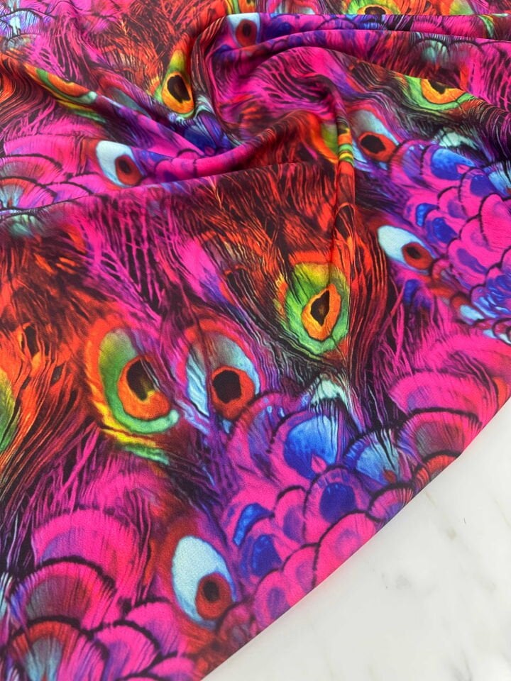 Desenli İpek Saten Elbise Etek Gömlek Şalvar