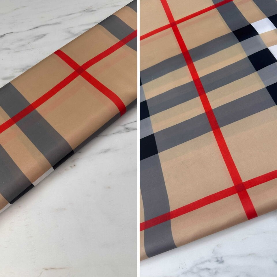 Desenli Polyester Astar Etek Ceket Kap Çanta Çok Amaç Kullanabilirsinz